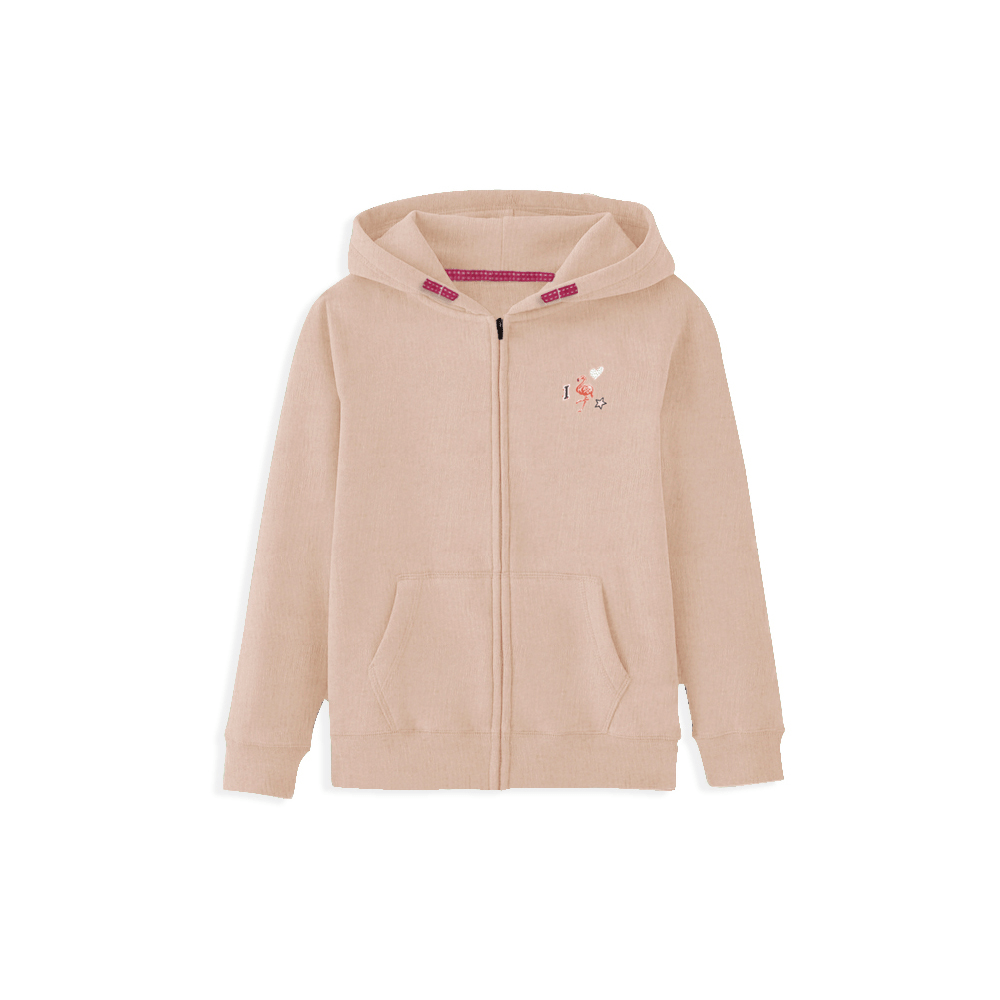 MINI GIRL S FLEECE ZIP UP HOODIE