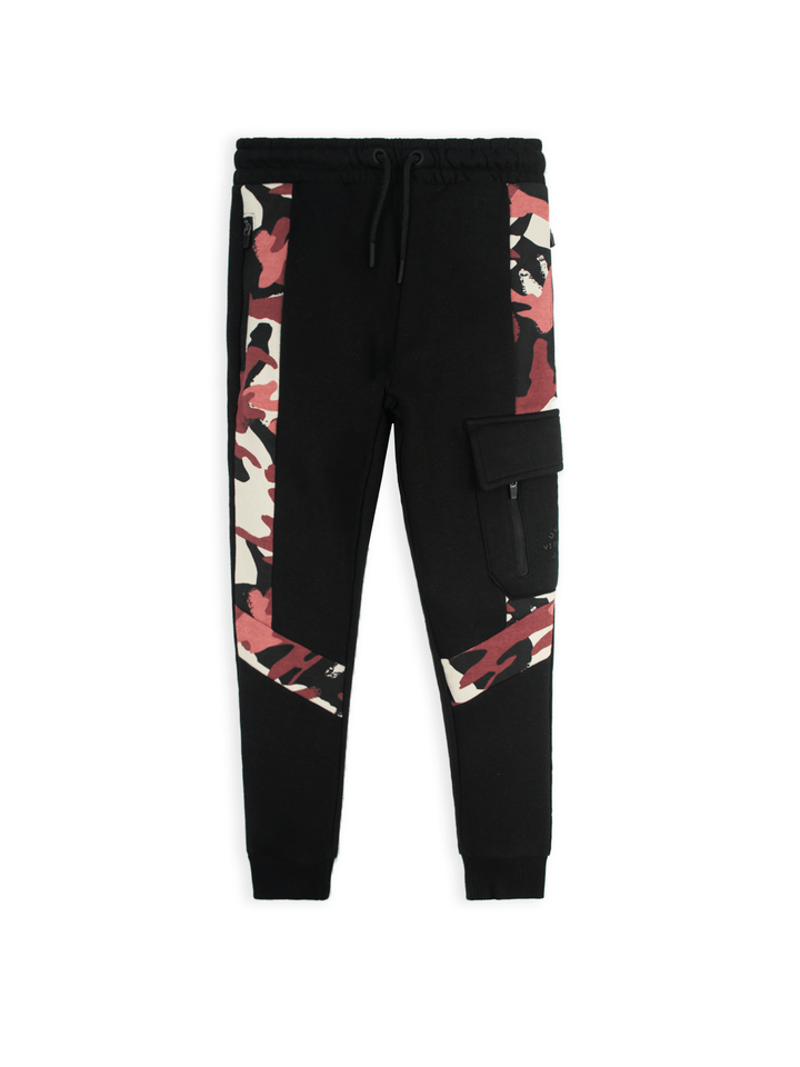 Stone Harbor BOY'S BLACK CAMO FLEECE JOGGER