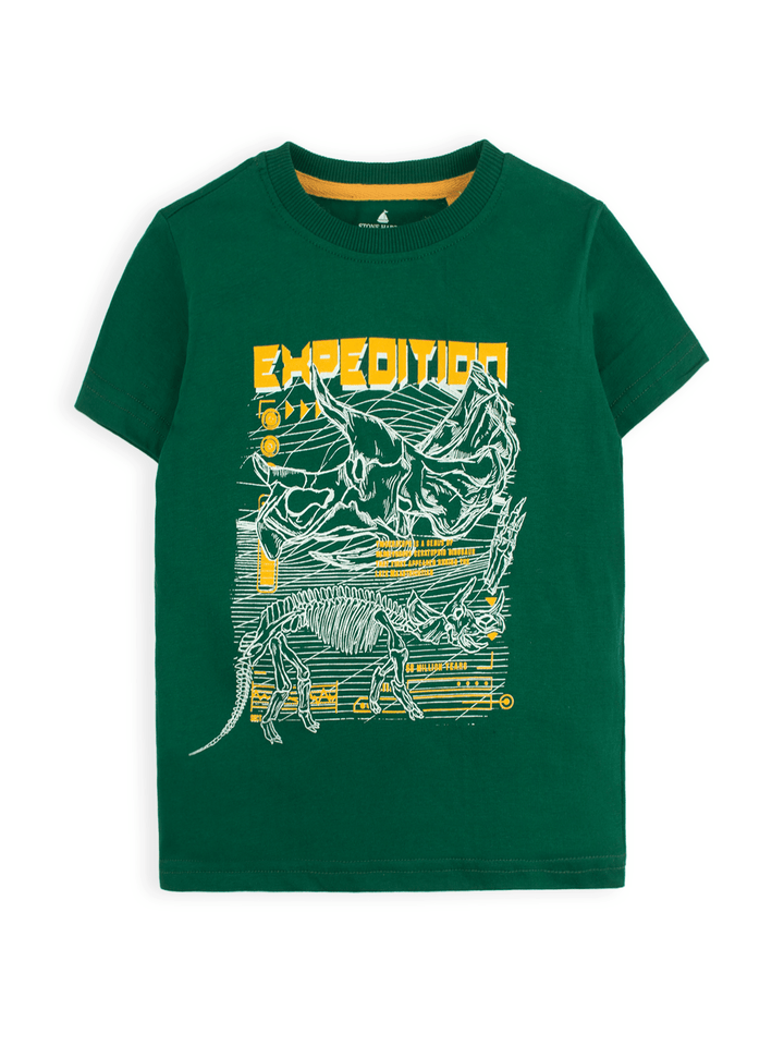 Stone Harbor BOY'S D.GREEN GRAPHIC T-SHIRT