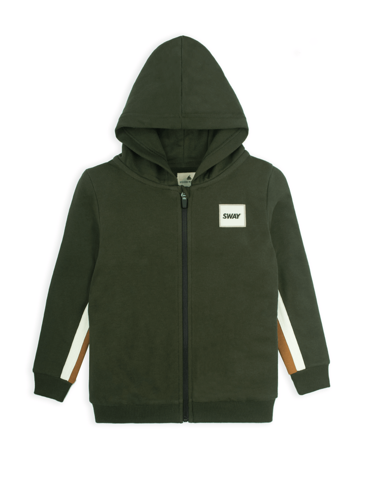 Stone Harbor BOY'S FLEECE D-GREEN HOODIE