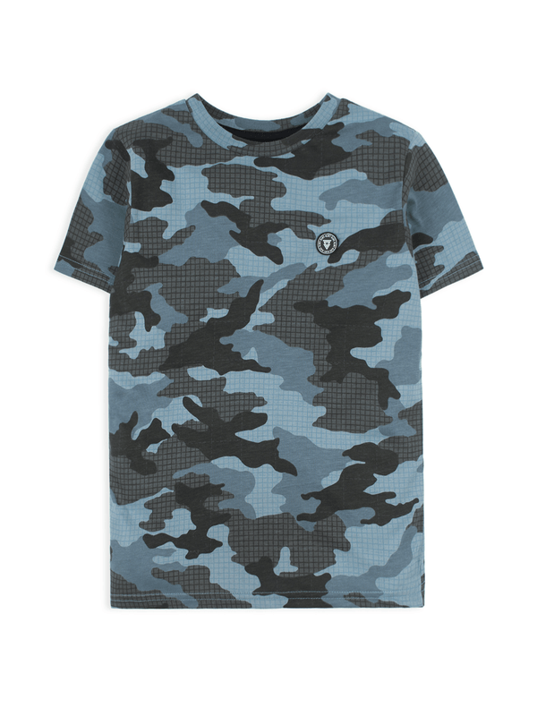 Stone Harbor Boy's T-Shirt BOY'S BLUE CAMO T-SHIRT