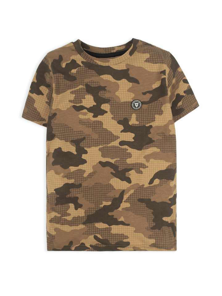 Stone Harbor Boy's T-Shirt BOY'S BROWN CAMO T-SHIRT