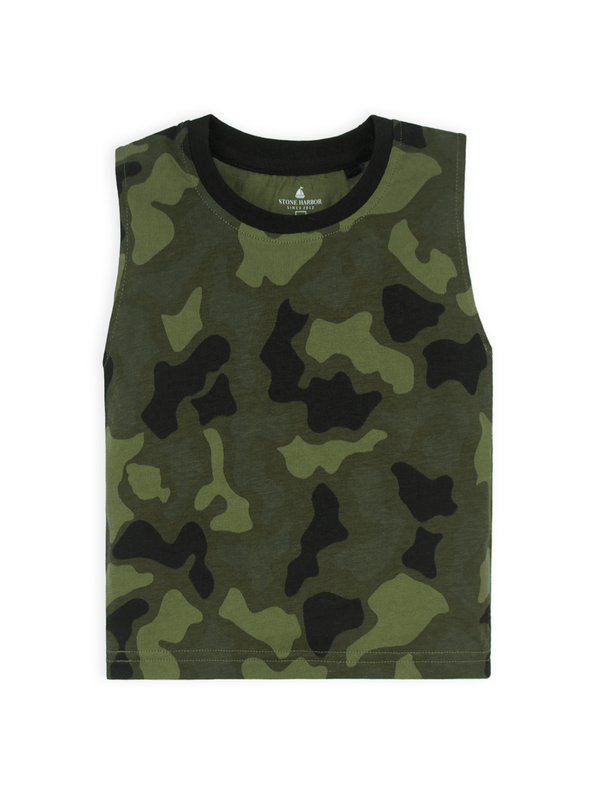 Stone Harbor Boy's T-Shirt MINI BOY'S CAMO T-SHIRT