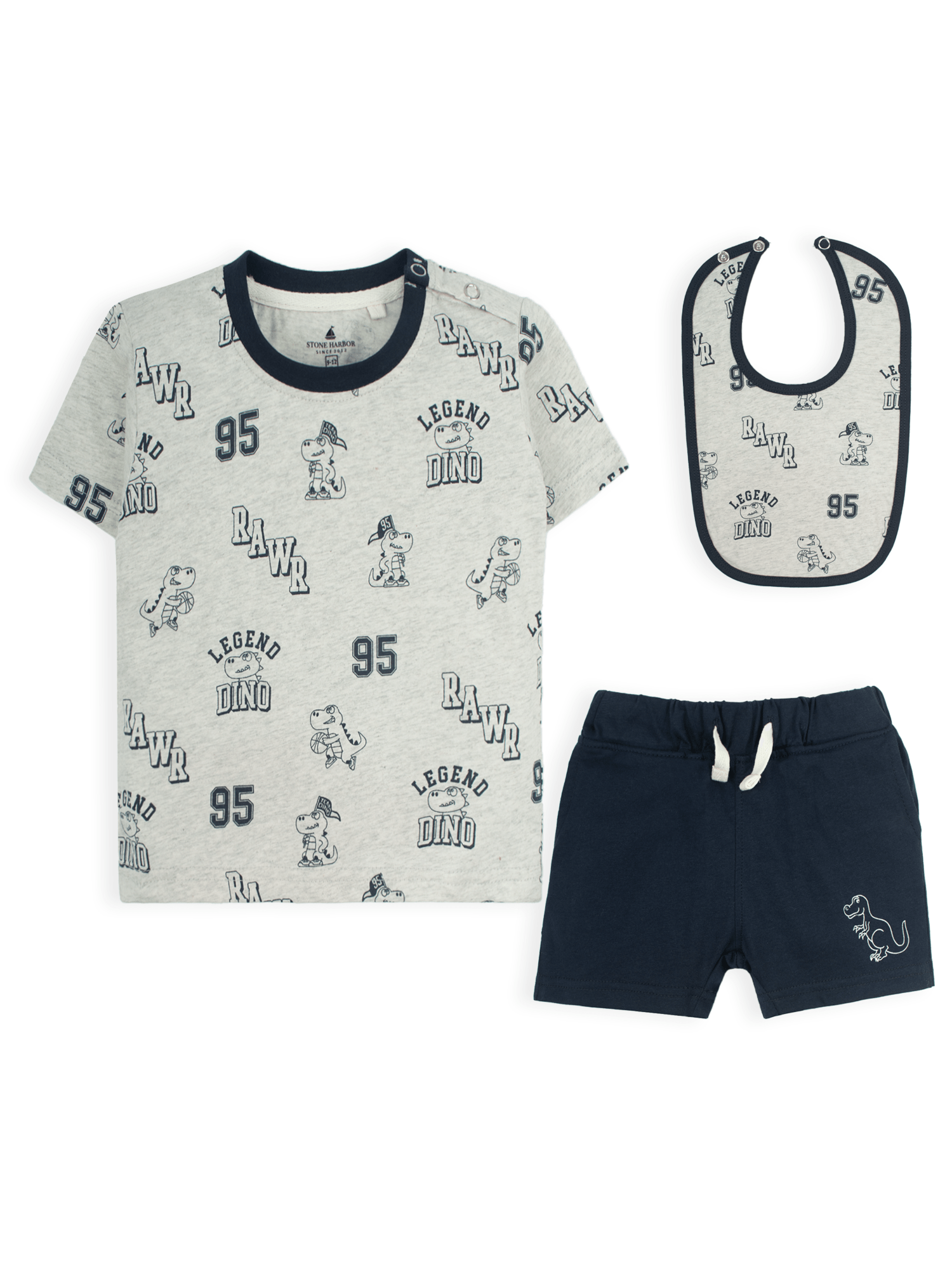 Stone Harbor Boy's Track Suit MINI BOY'S LEGEND DINO 3 PACK SET