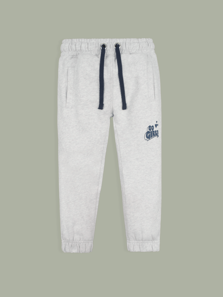 Stone Harbor Girl's Jogger GIRL'S FLEECE HEATHER GREY JOGGER