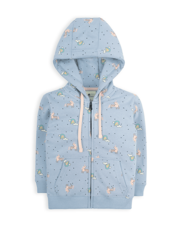 Stone Harbor GIRL'S UNICORNS FLEECE HOODIE