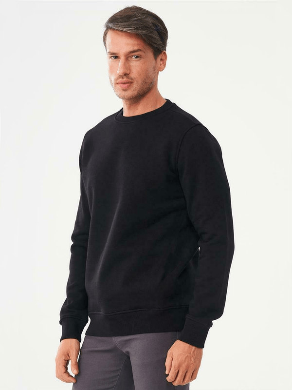 Stone Harbor MEN'S BLACK FLEECE SWEATSHIRT