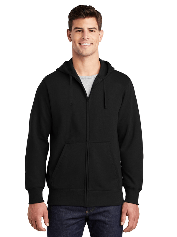 Stone Harbor MEN'S BOLD BLACK FLEECE HOODIE