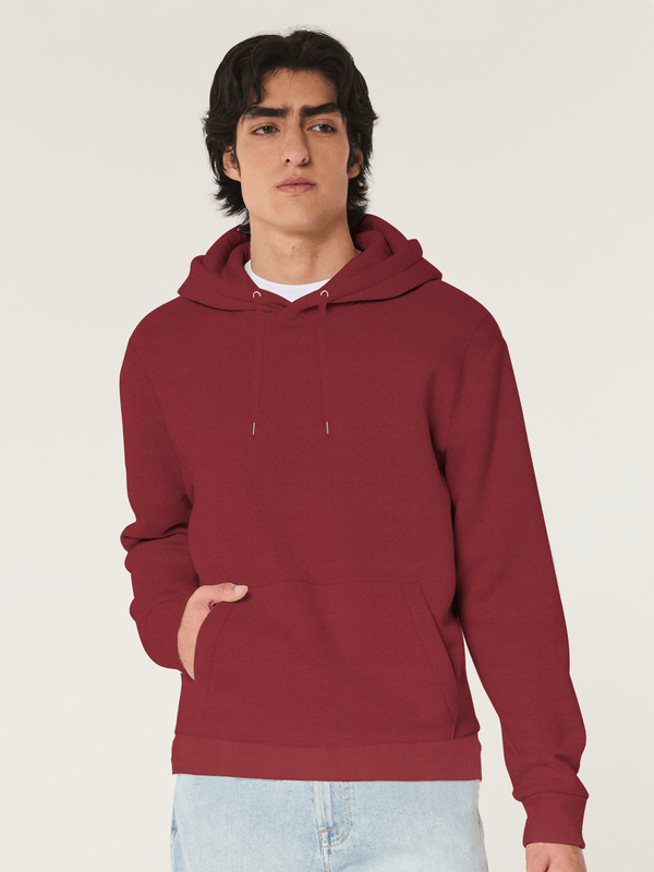 Stone Harbor Men's Hoodies MEN'S BURGUNDY FLEECE HOODIE