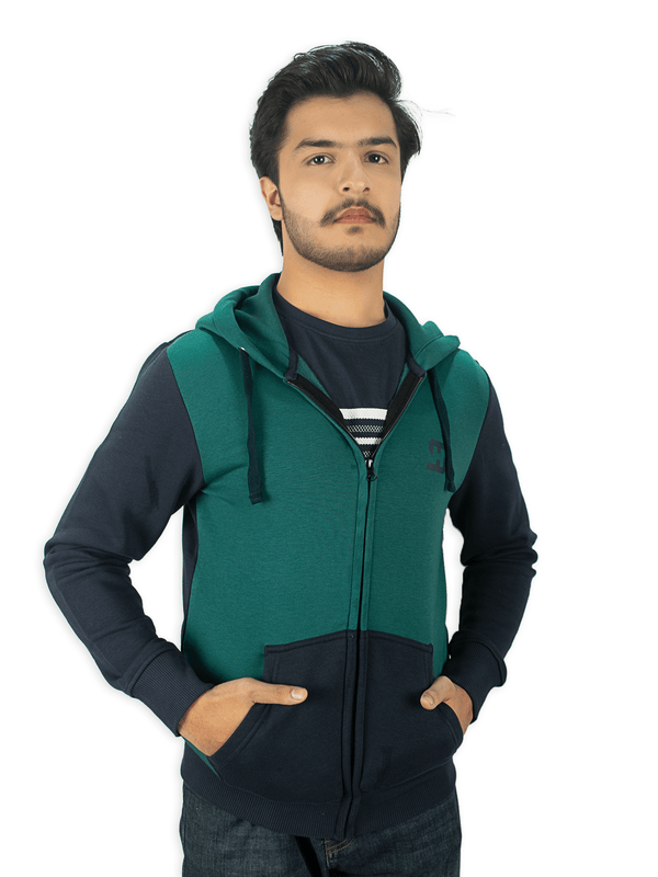 Stone Harbor Men's Hoodies MEN'S EXCLUSIVE CONTRASTING FLEECE HOODIE