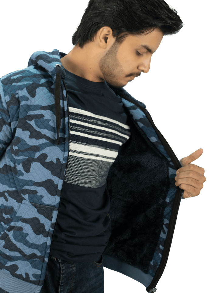 Stone Harbor Men's Hoodies MEN'S HEAVY FUR CAMO HOODIE