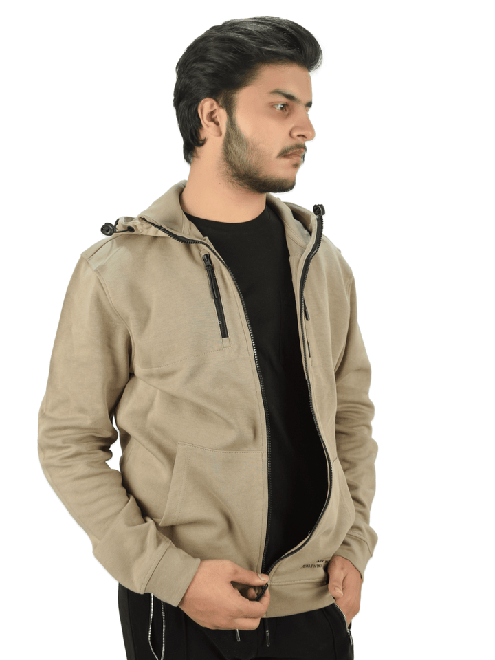 Stone Harbor Men's Hoodies MEN'S SAND ZIP-THROUGH HOODY