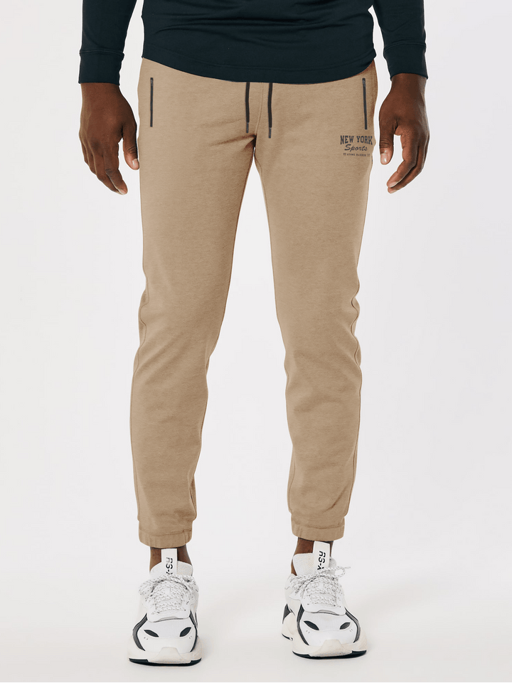 Stone Harbor Men's Jogger MEN'S BROWN FOUR-SEASON JOGGER