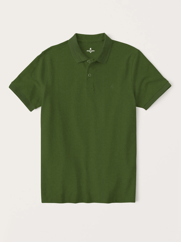 Stone Harbor MEN'S PREMIUM GREEN POLO SHIRT