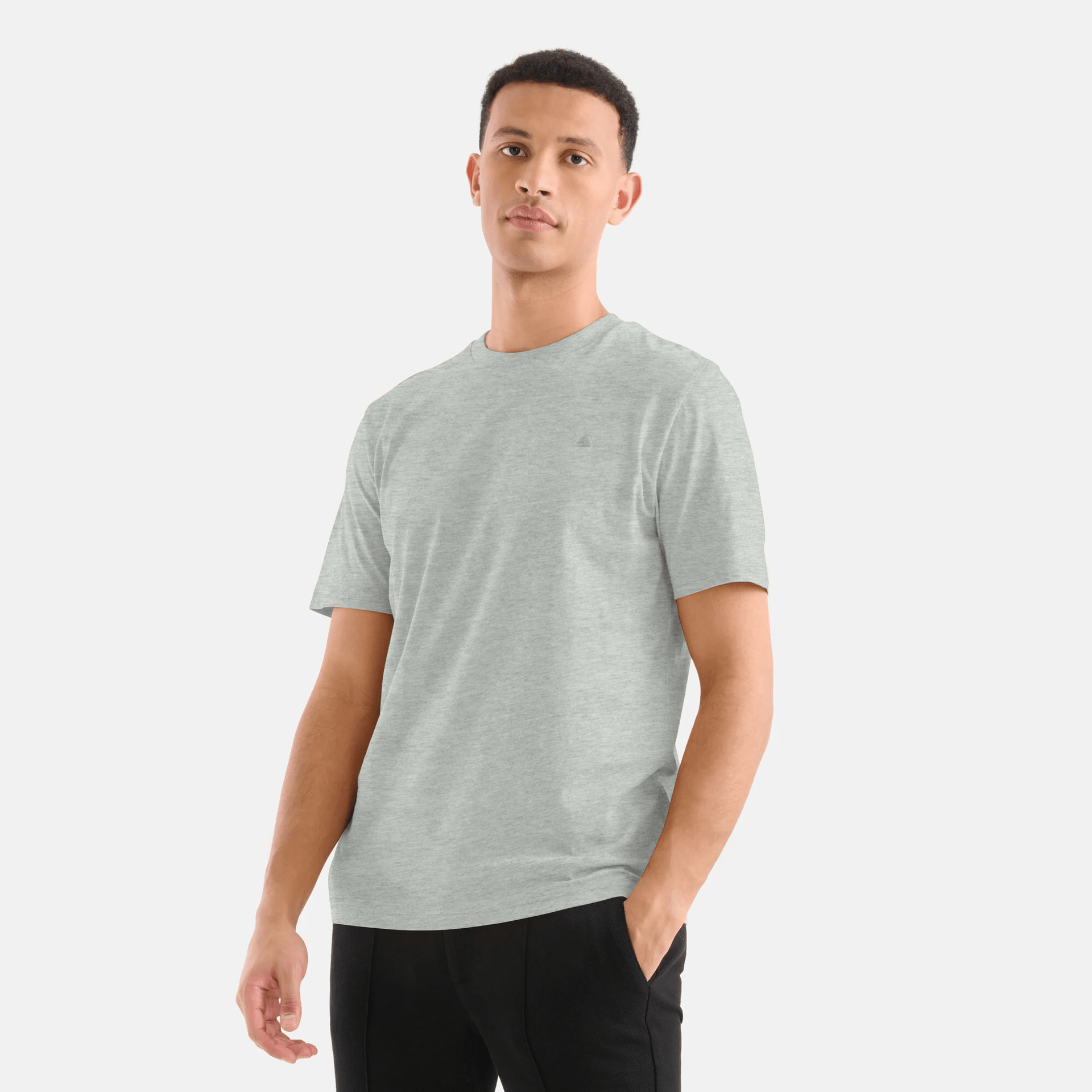 Light grey t shirt mens best sale