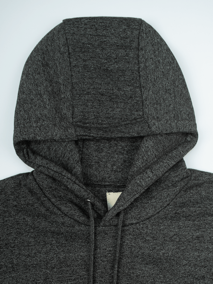 Stone Harbor MEN'S TEXTURED CHARCOAL FLEECE HOODIE