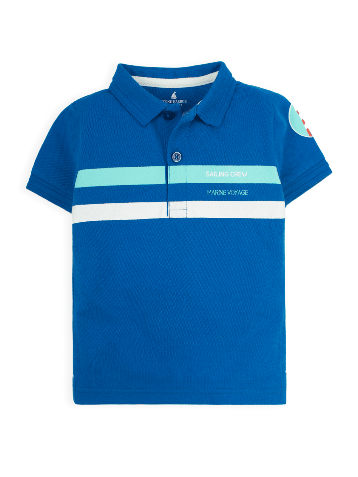 Stone Harbor MINI BOY&#39;S SAILING CREW POLO SHIRT