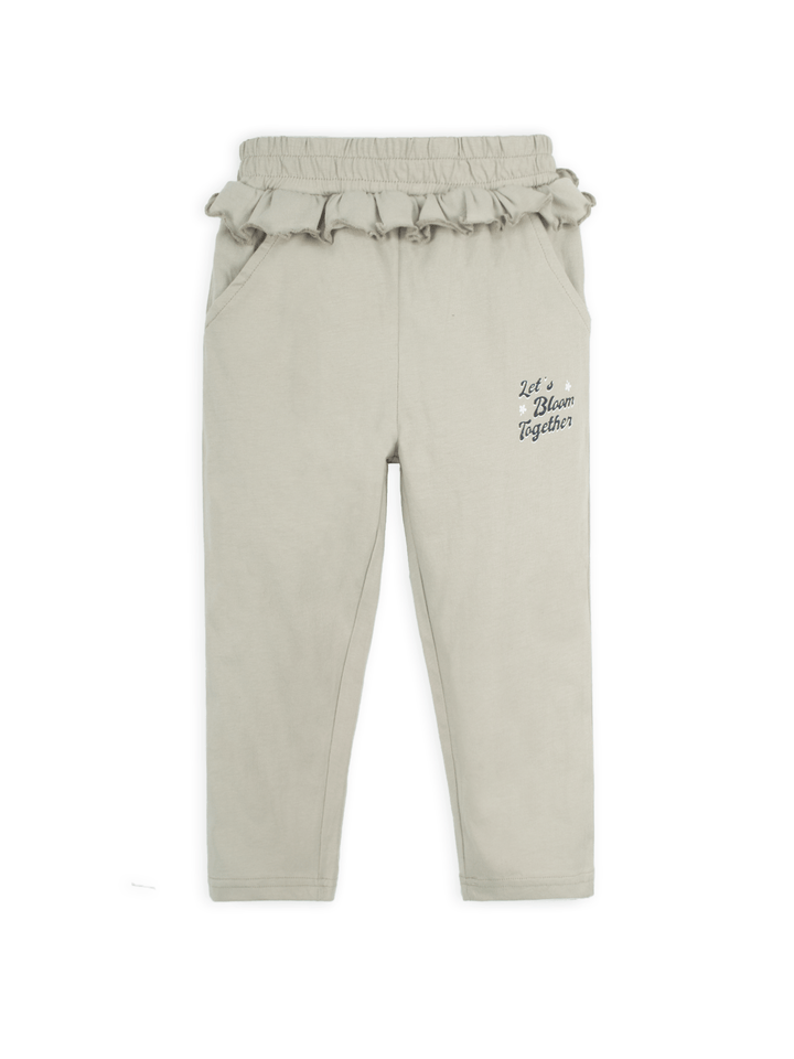 Stone Harbor MINI GIRL'S BLOOM RUFFLED JOGGER