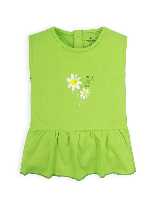 Stone Harbor MINI GIRL'S GREEN FROCK