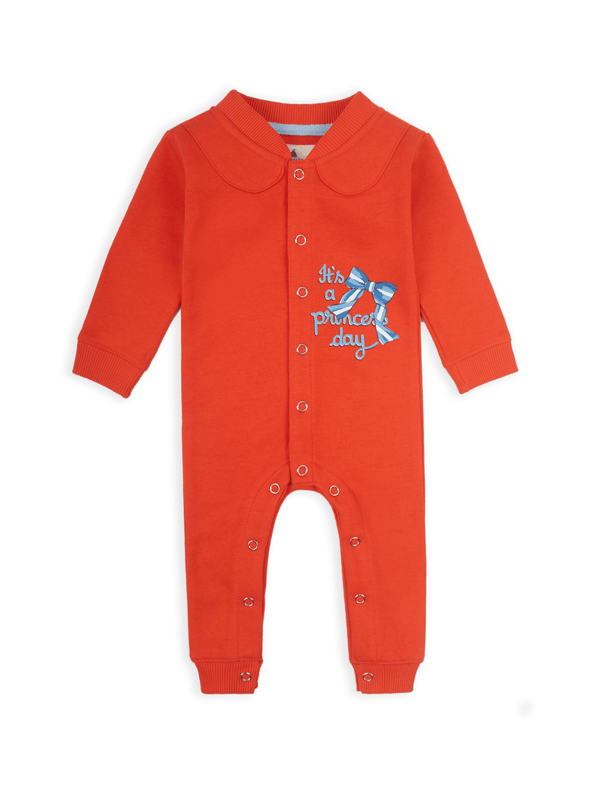 Stone Harbor MINI GIRL'S PRINCES DAY FLEECE ROMPER