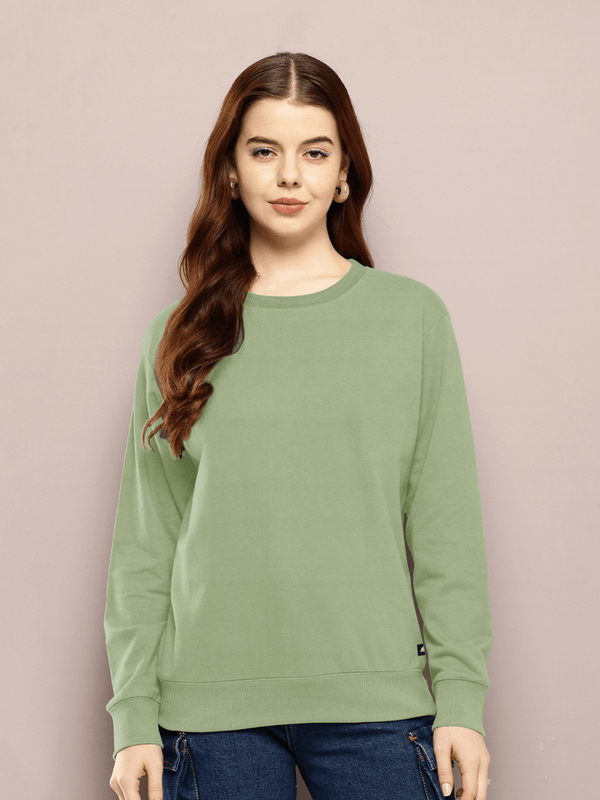 Stone Harbor Women's Sweatshirt WOMEN'S FLEECE SAGE SWEATSHIRT